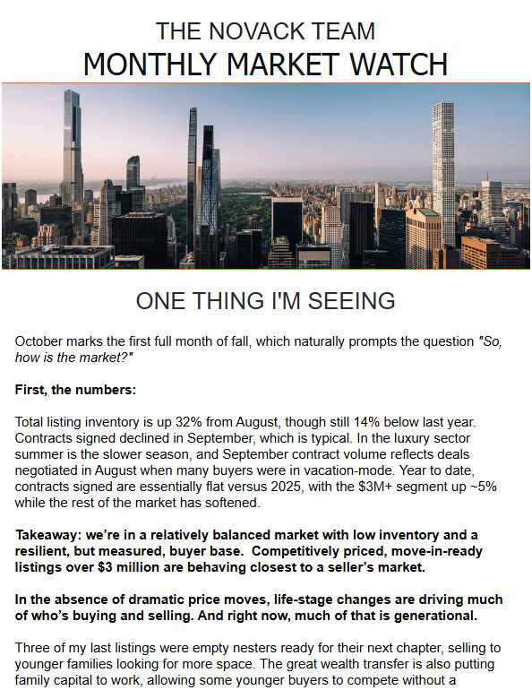 October Market Report